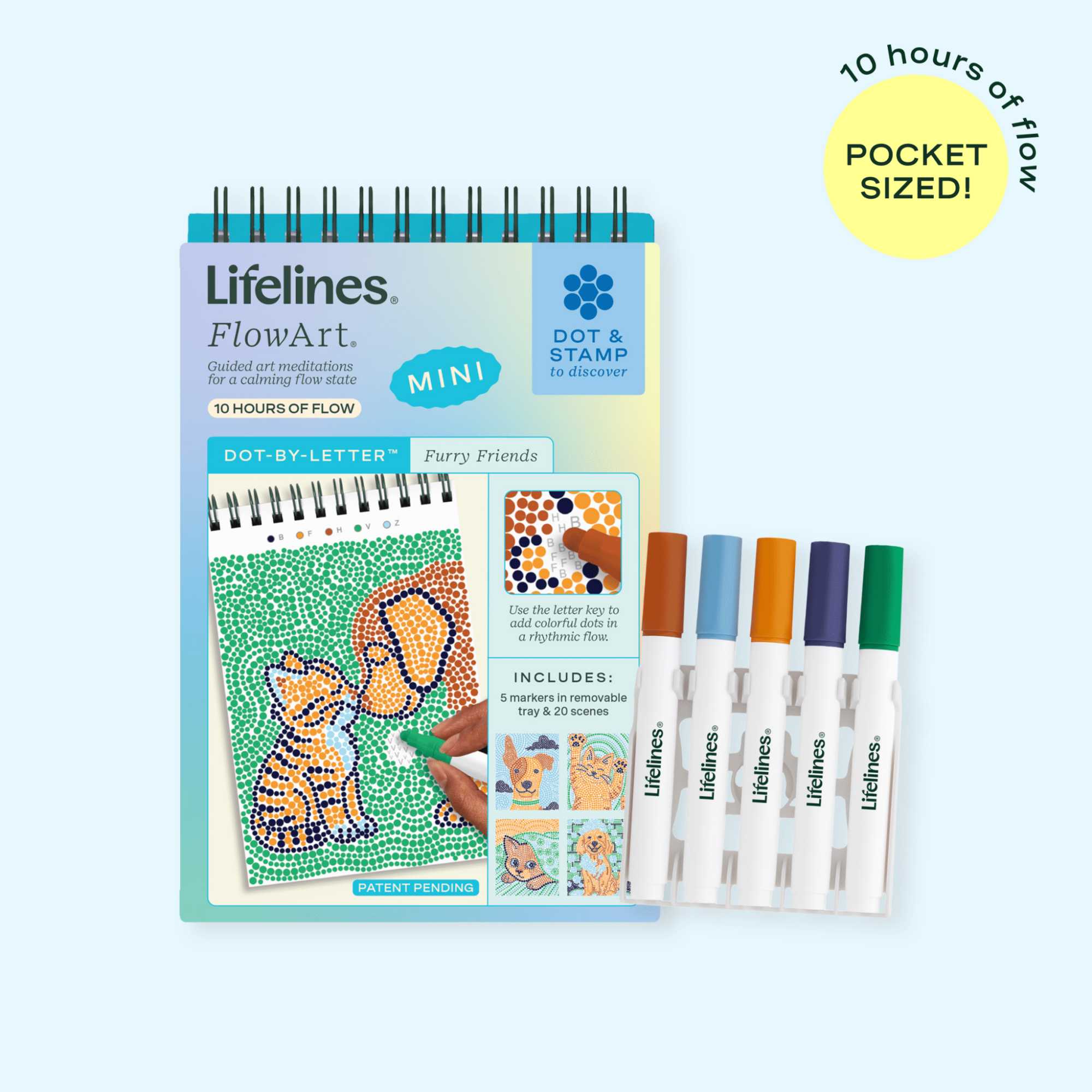 FlowArt® Mini - Dot-by-Letter Furry Friends